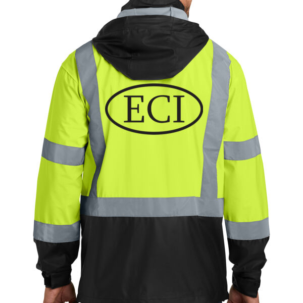 CornerStone® - ANSI 107 Class 3 Safety Windbreaker - Printed Logo Thumbnail