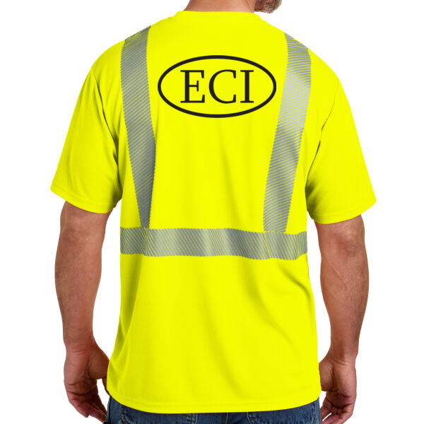 CornerStone® ANSI 107 Class 2 Segmented Tape Tee - Printed Logo Thumbnail