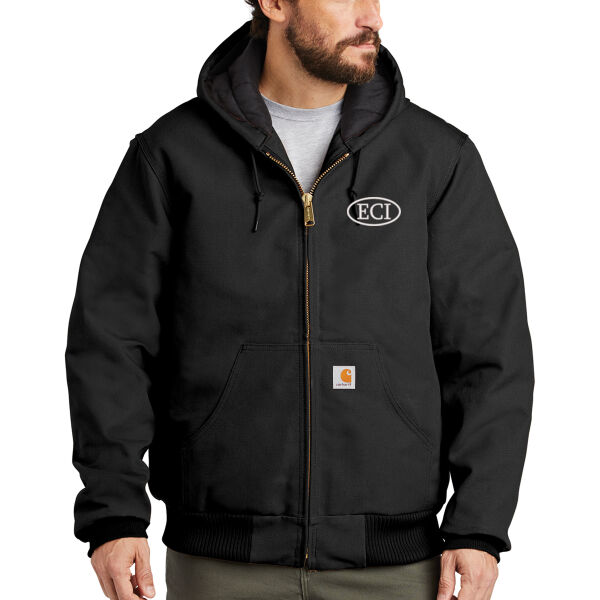Carhartt® Quilted-Flannel-Lined Duck Active Jac - Embroidered Logo Thumbnail