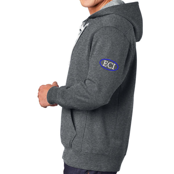 Sport-Tek® Lace Up Pullover Hooded Sweatshirt - Embroidered Logo Thumbnail
