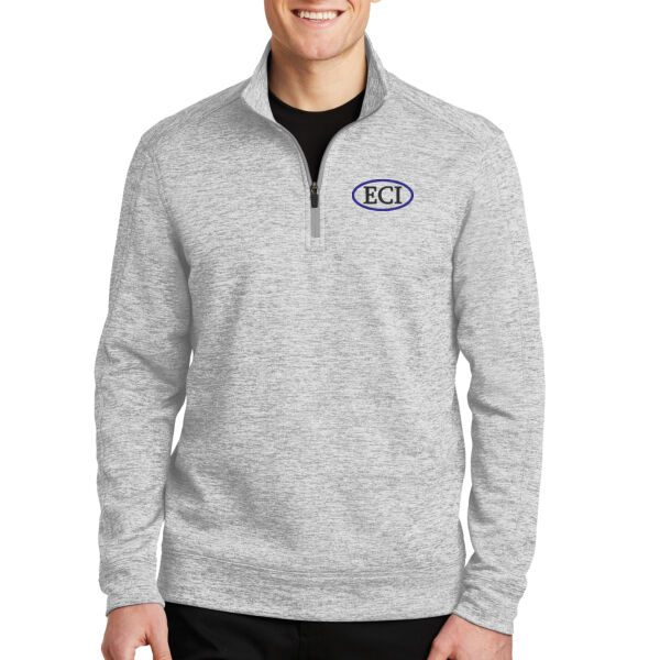 Sport-Tek® PosiCharge® Electric Heather Fleece 1/4-Zip Pullover - Embroidered Logo Thumbnail