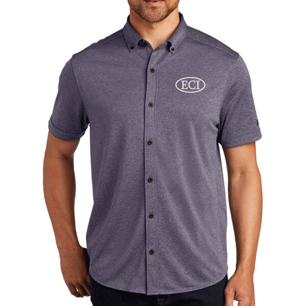 OGIO® Gravitate Full-Button Polo - Embroidered Logo Thumbnail