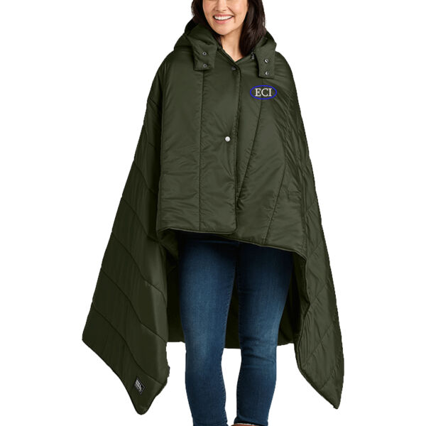Eddie Bauer Puffy Camp Poncho - Embroidered Logo Thumbnail