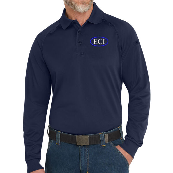 CornerStone Select Long Sleeve Snag Proof Tactical Polo - Embroidered Logo Thumbnail