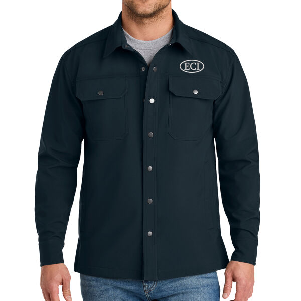 Cornerstone Soft Shell Shirt Jacket - Embroidered Logo Thumbnail