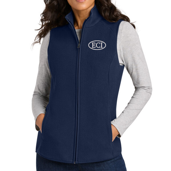 Port Authority Womens C Free Fleece Vest - Embroidered Logo Thumbnail