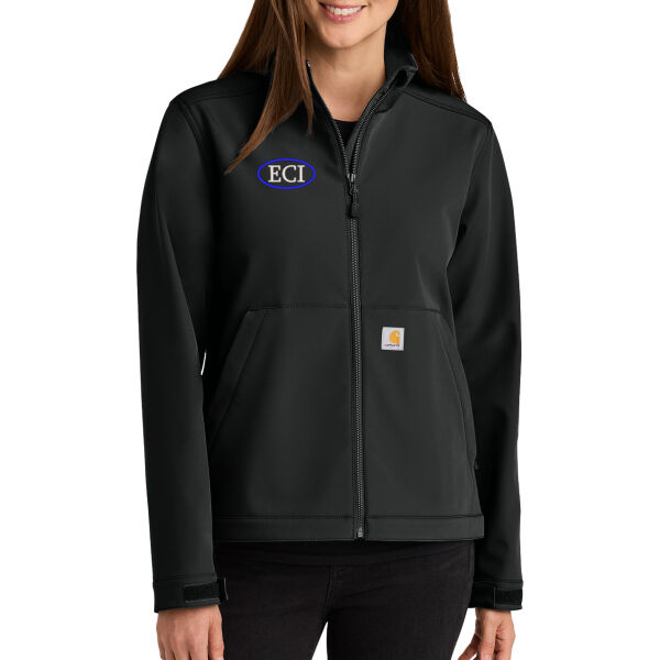 Carhartt Womens Rain Defender Soft Shell Jacket - Embroidered Logo Thumbnail