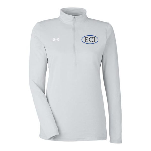 Under Armour Women's Team Tech Half -Zip Pullover - Printed Logo Thumbnail
