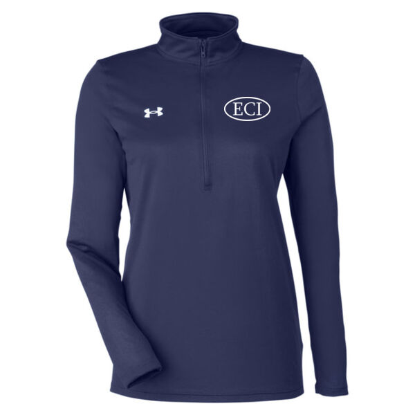 Under Armour Women's Team Tech Half -Zip Pullover - Printed Logo Thumbnail