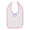 Infant Contrast Trim Premium Jersey Bib Thumbnail