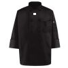 Black Knot Button Chef Coat Thumbnail